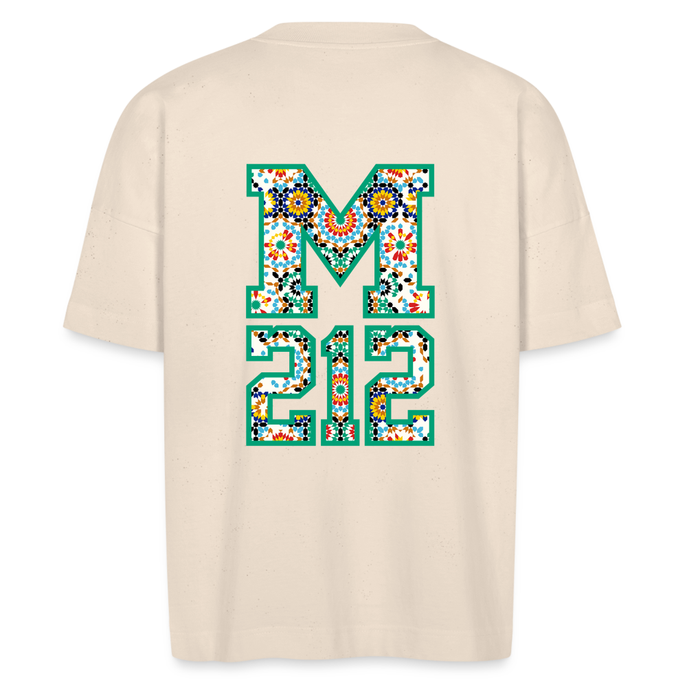 T-shirt MAR 212 oversize bio Unisexe - blanc cassé