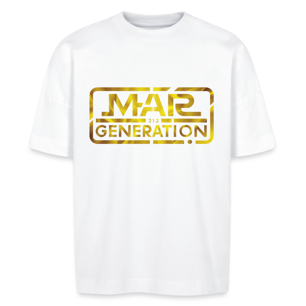 T-shirt MAR 212 GÉNÉRATON oversize Unisexe - blanc