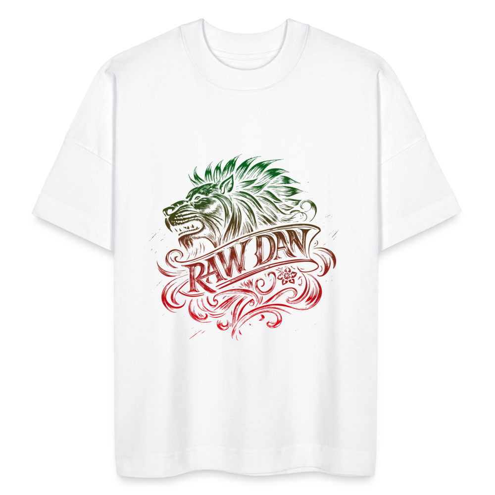 T-shirt RAW DAW oversize Unisexe - blanc