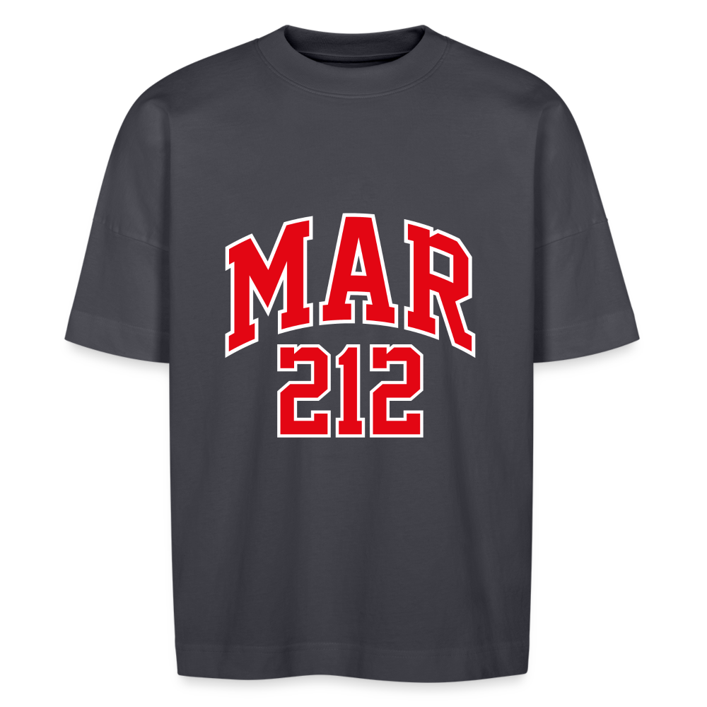 T-shirt MAR212 BLASTER oversize bio Unisexe - bleu indigo