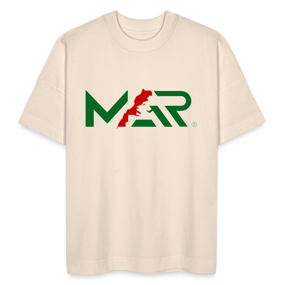 T-shirt MAR oversize Unisexe - blanc cassé