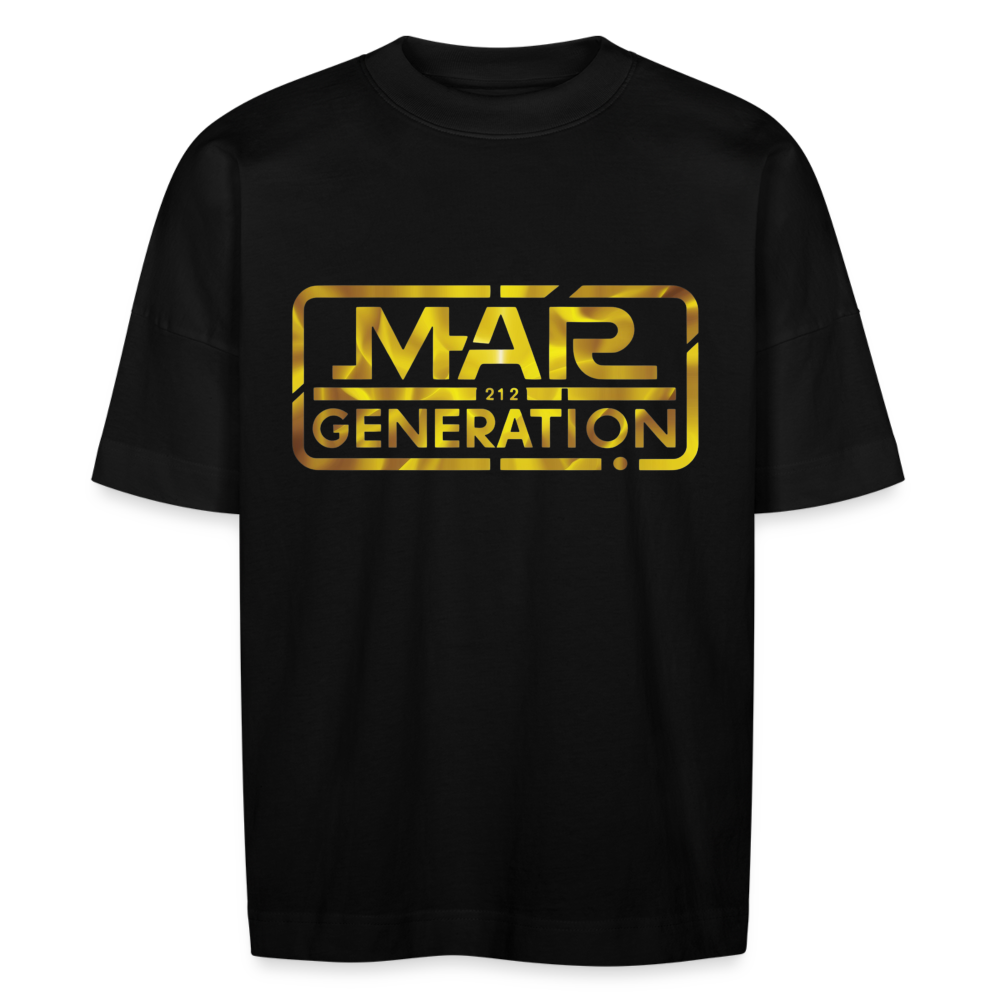 T-shirt MAR 212 GÉNÉRATON oversize Unisexe - noir