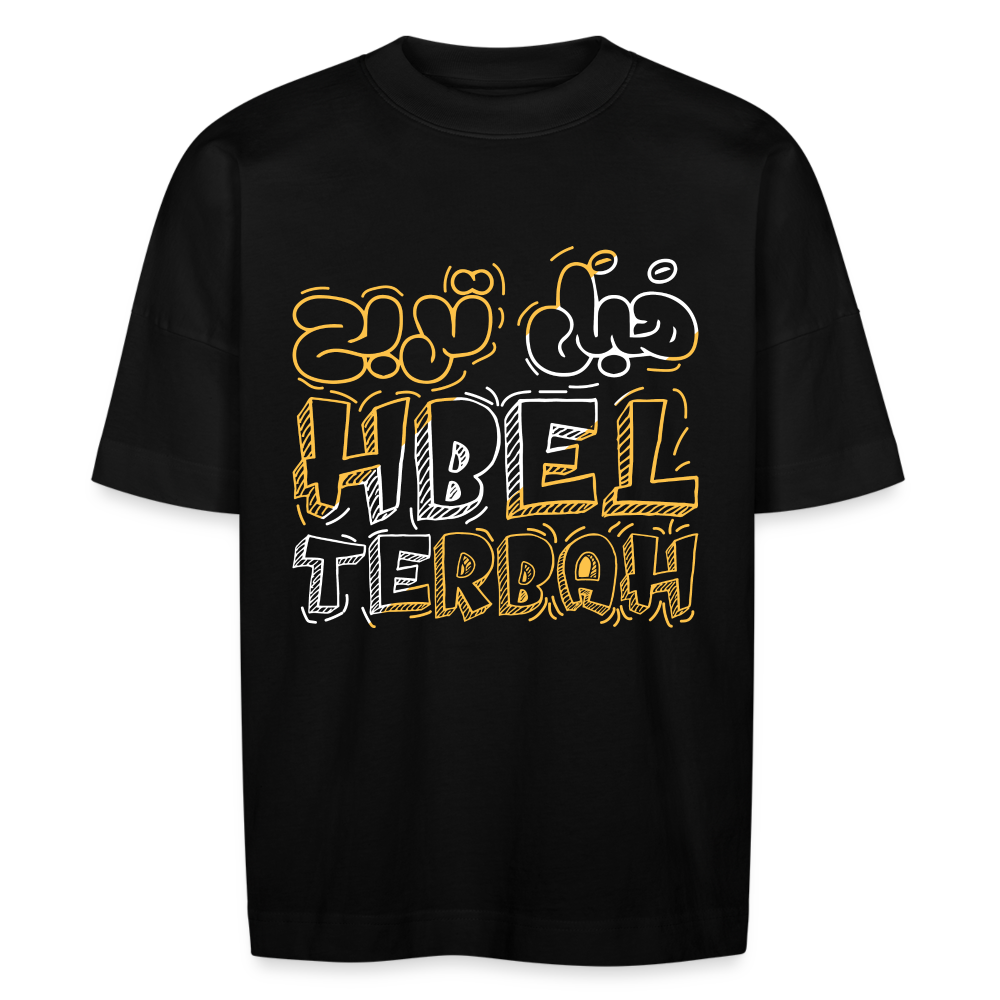 T-shirt Hbal terbah oversize Unisexe - noir