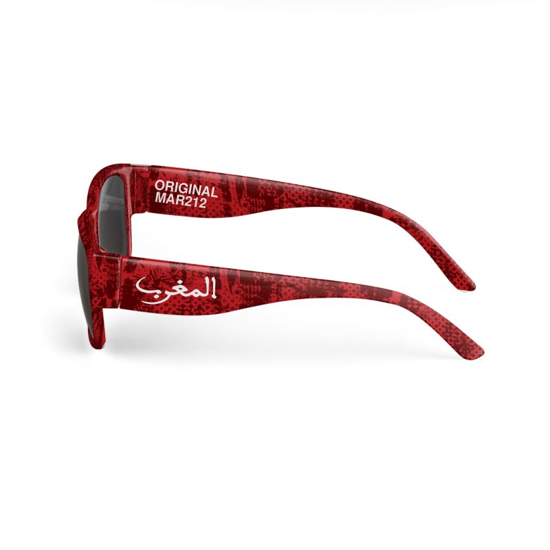 LUNETTE SOLAIRE AlmaghribMAR rouge culture