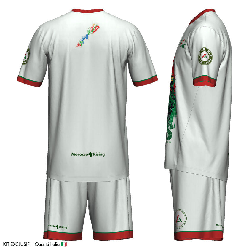 Ensemble Maillot Maroc Atlas Lions Sport Qualité Italienne Unisexe