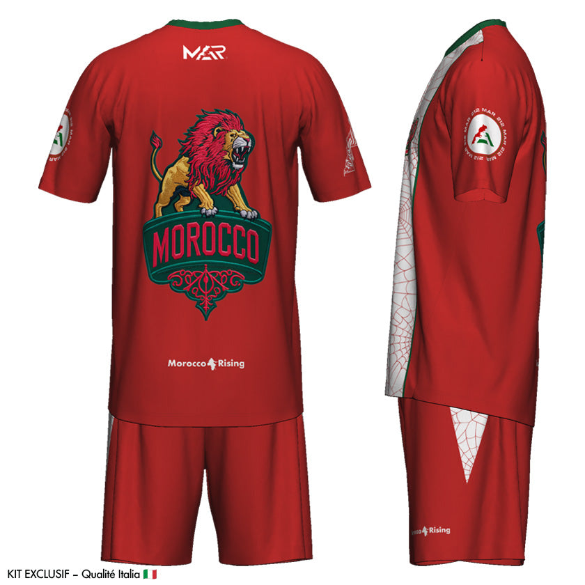 Ensemble Maillot Maroc Bledstyle Sport Qualité Italienne Unisexe