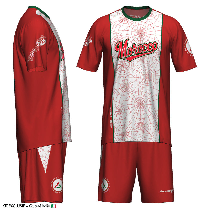 Ensemble Maillot Maroc Bledstyle Sport Qualité Italienne Unisexe