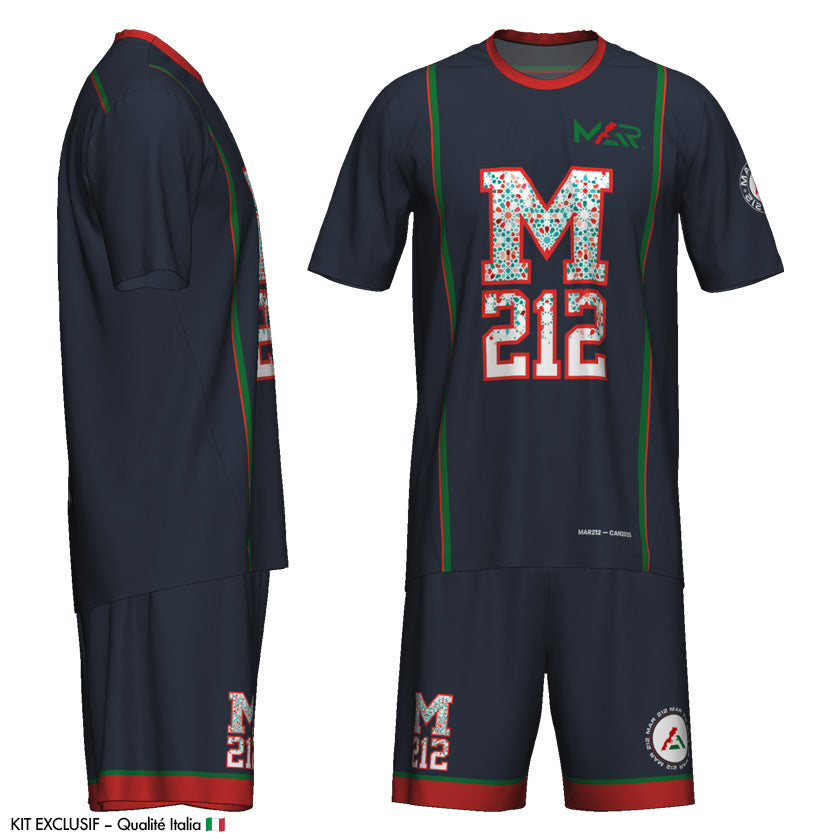 Ensemble Maillot Maroc Sport Core212 Qualité Italienne Unisexe