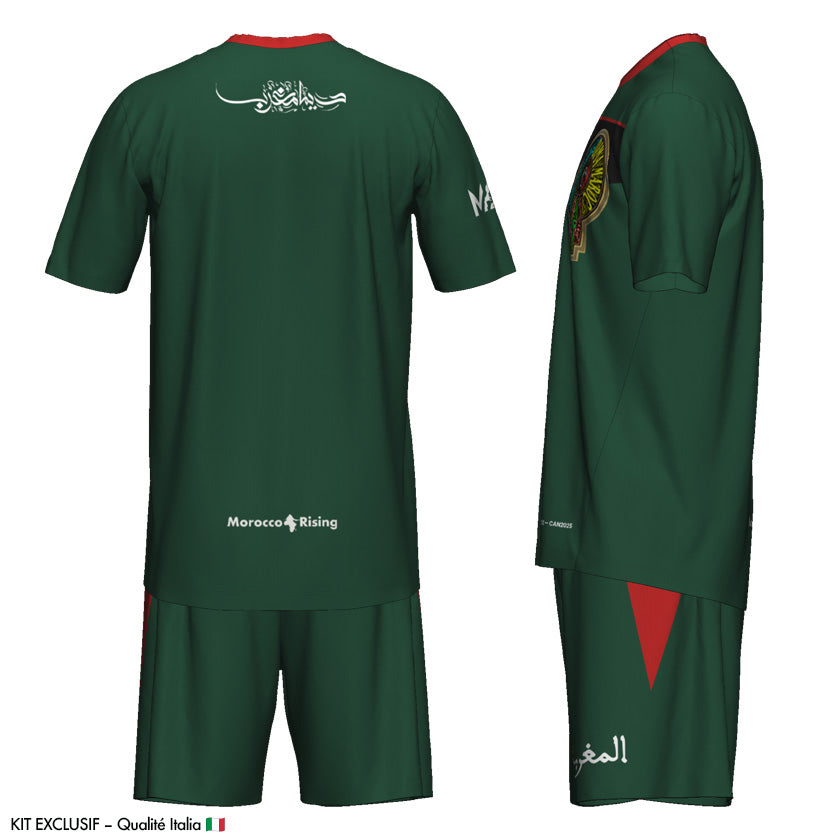 Ensemble Maillot Maroc Sport Zayr Qualité Italienne Unisexe