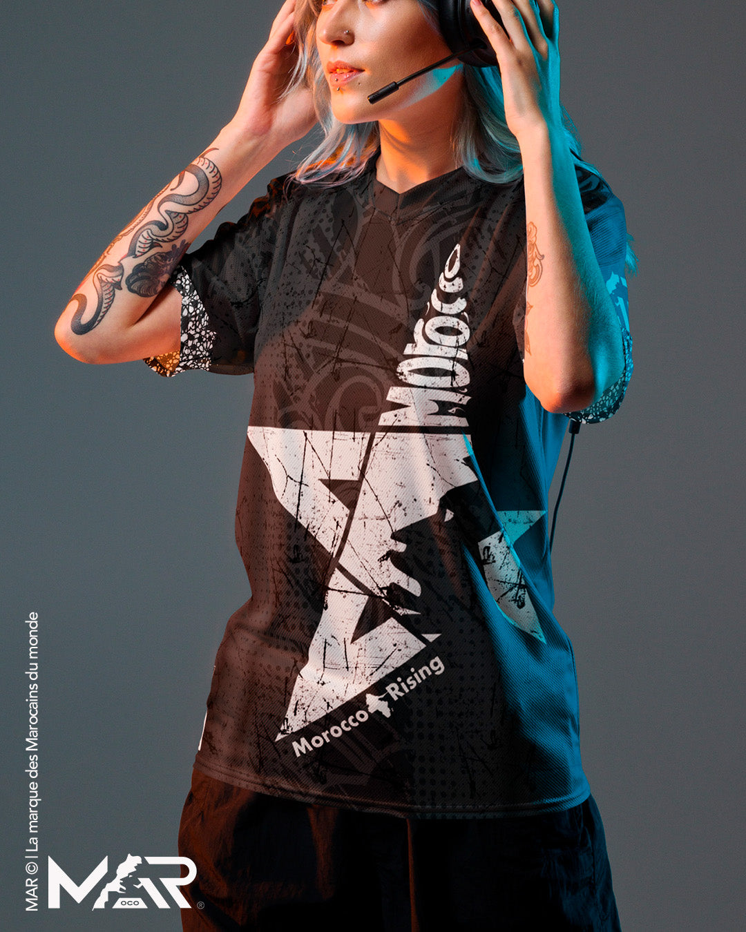 Maillot Maroc Bled Star CAN 2025 supporter unisexe