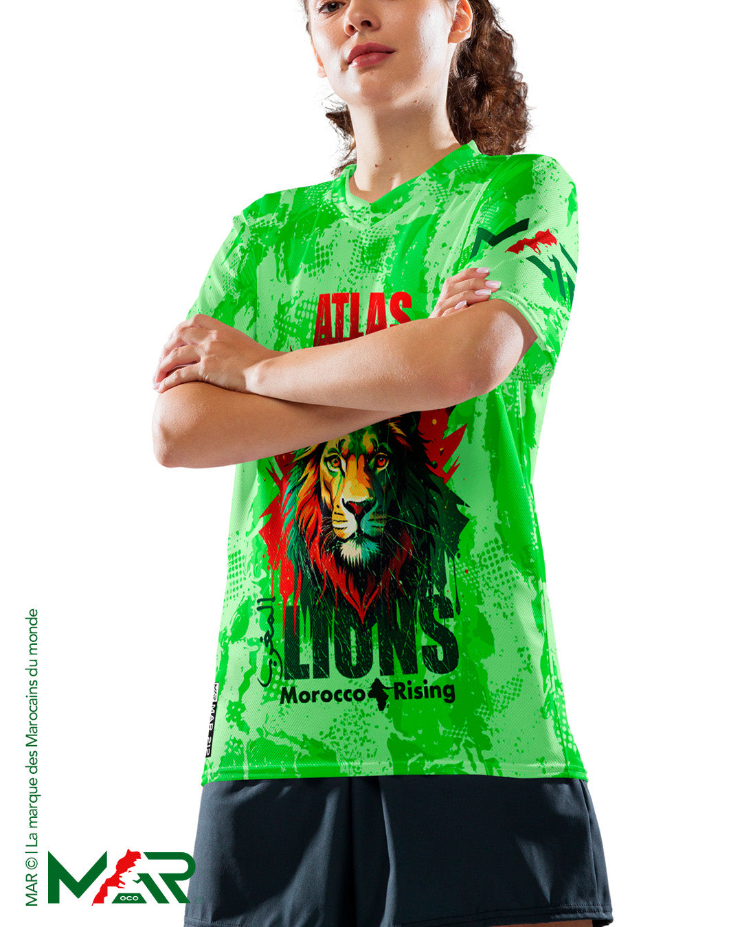 Maillot Maroco Lion Atlas unisexe CAN 2025