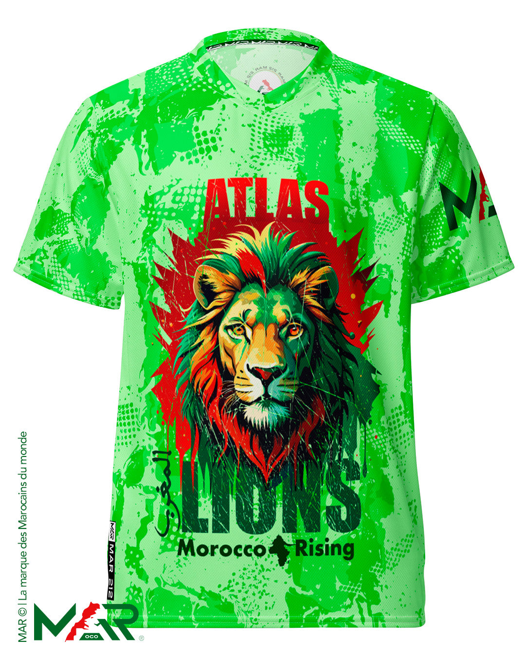 Maillot Maroco Lion Atlas unisexe CAN 2025