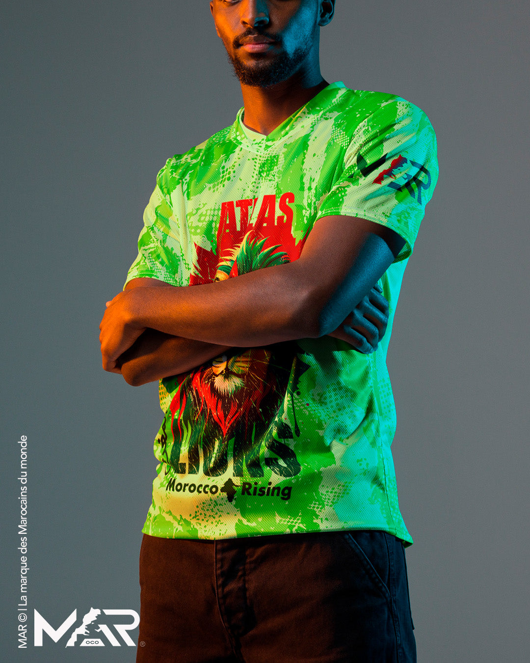 Maillot Maroco Lion Atlas unisexe CAN 2025
