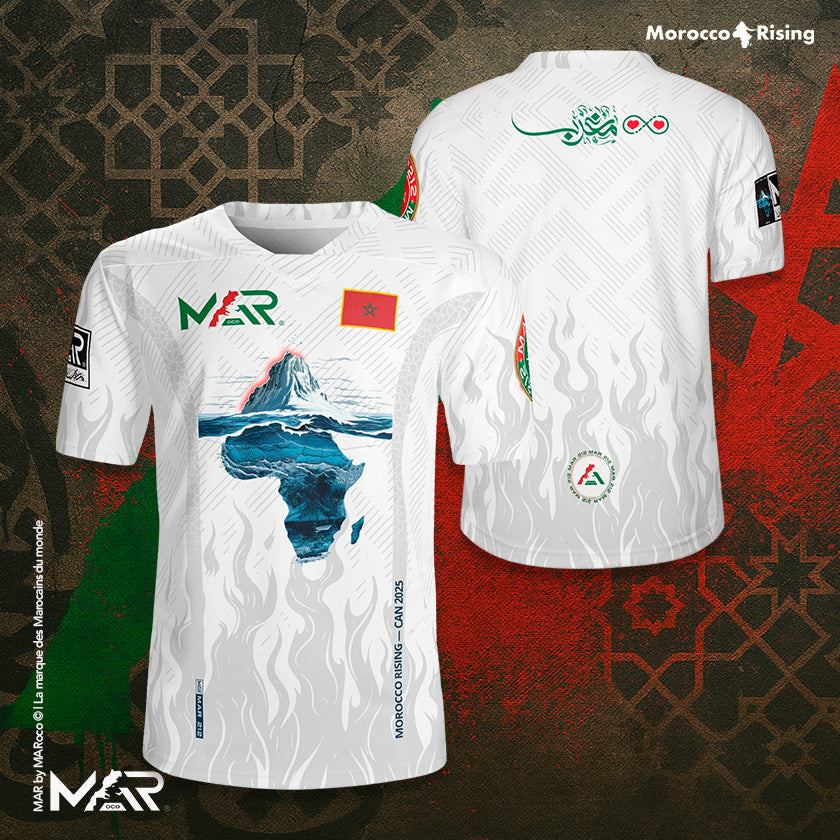 Maillot Morocco Rising CAN2025 Édition Easy Wear