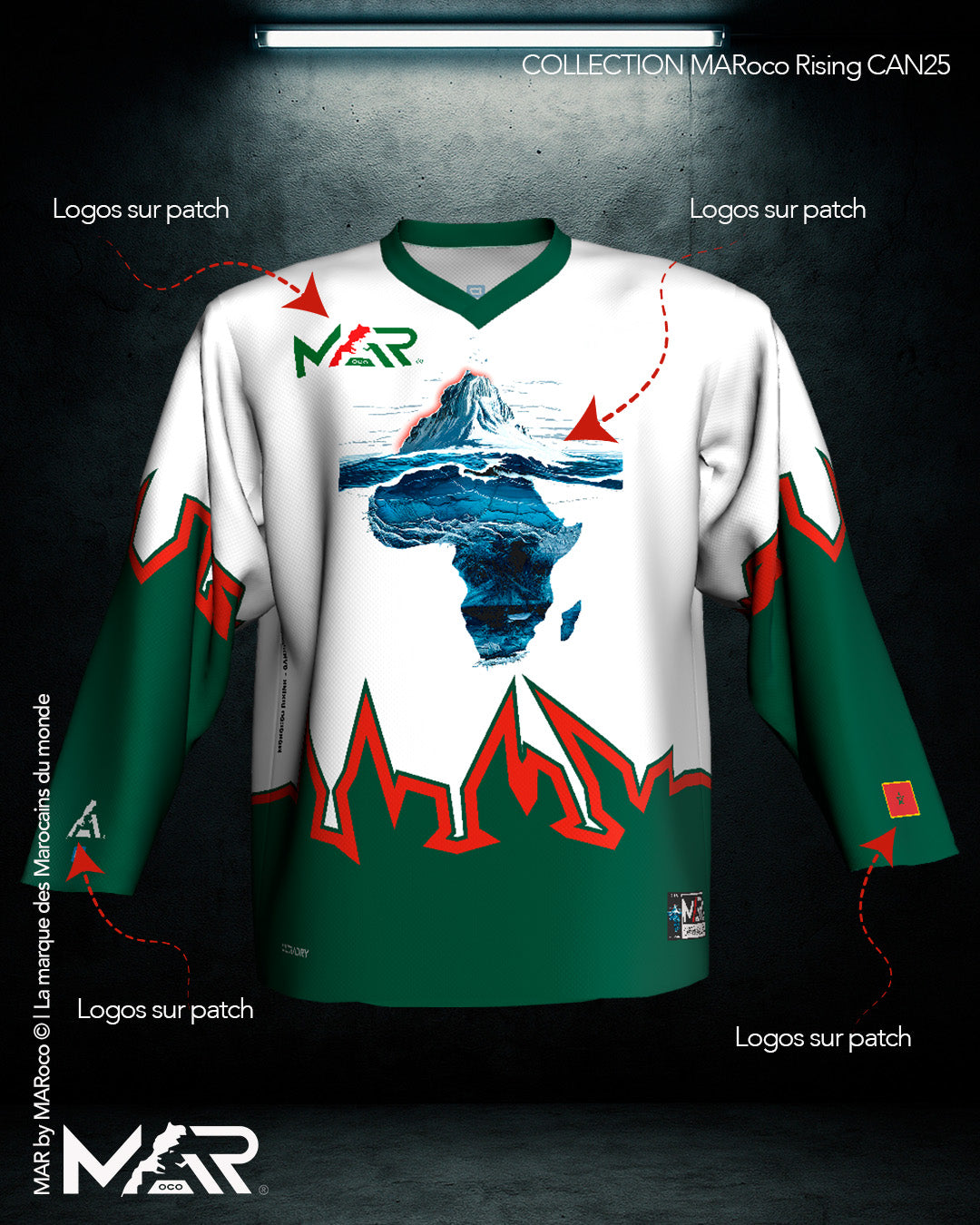 Maillot de Hockey MOROCCO RISING – MOUNTAIN MAR212