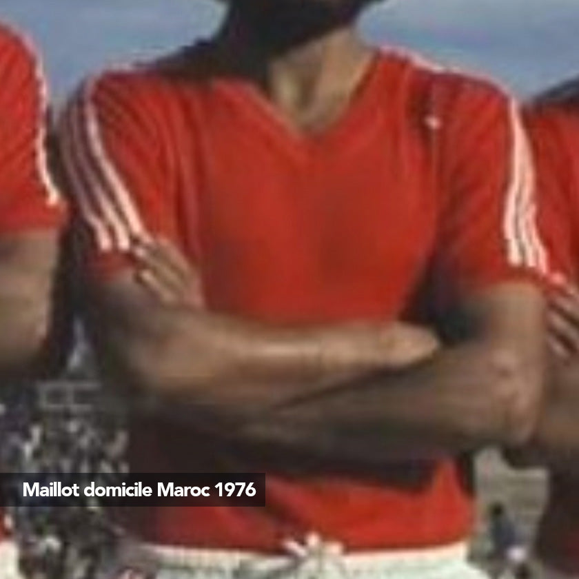 Maillot domicile Maroc 1976
