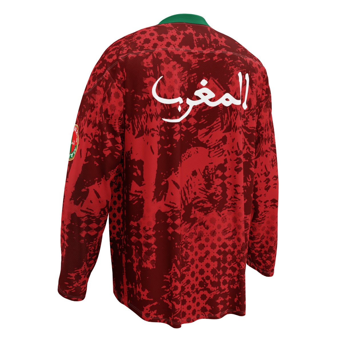 Maillot Maroc manches longues rouge culture