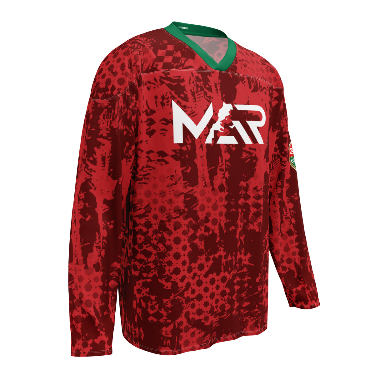 Maillot Maroc manches longues rouge culture