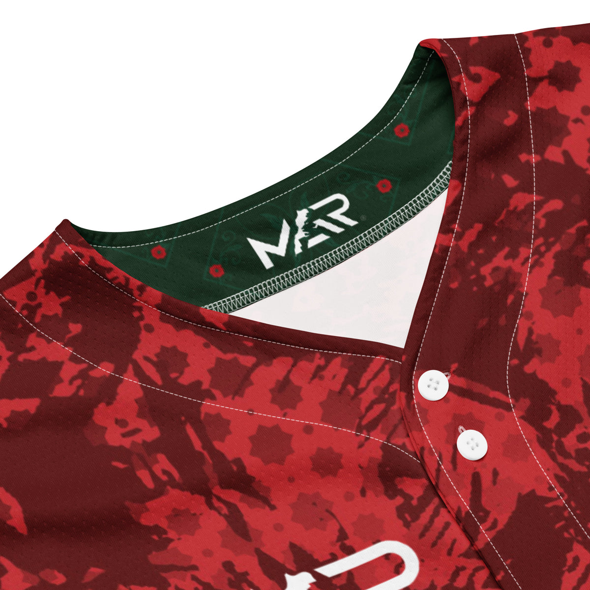 Maillot de baseball AlmaghribMAR rouge culture