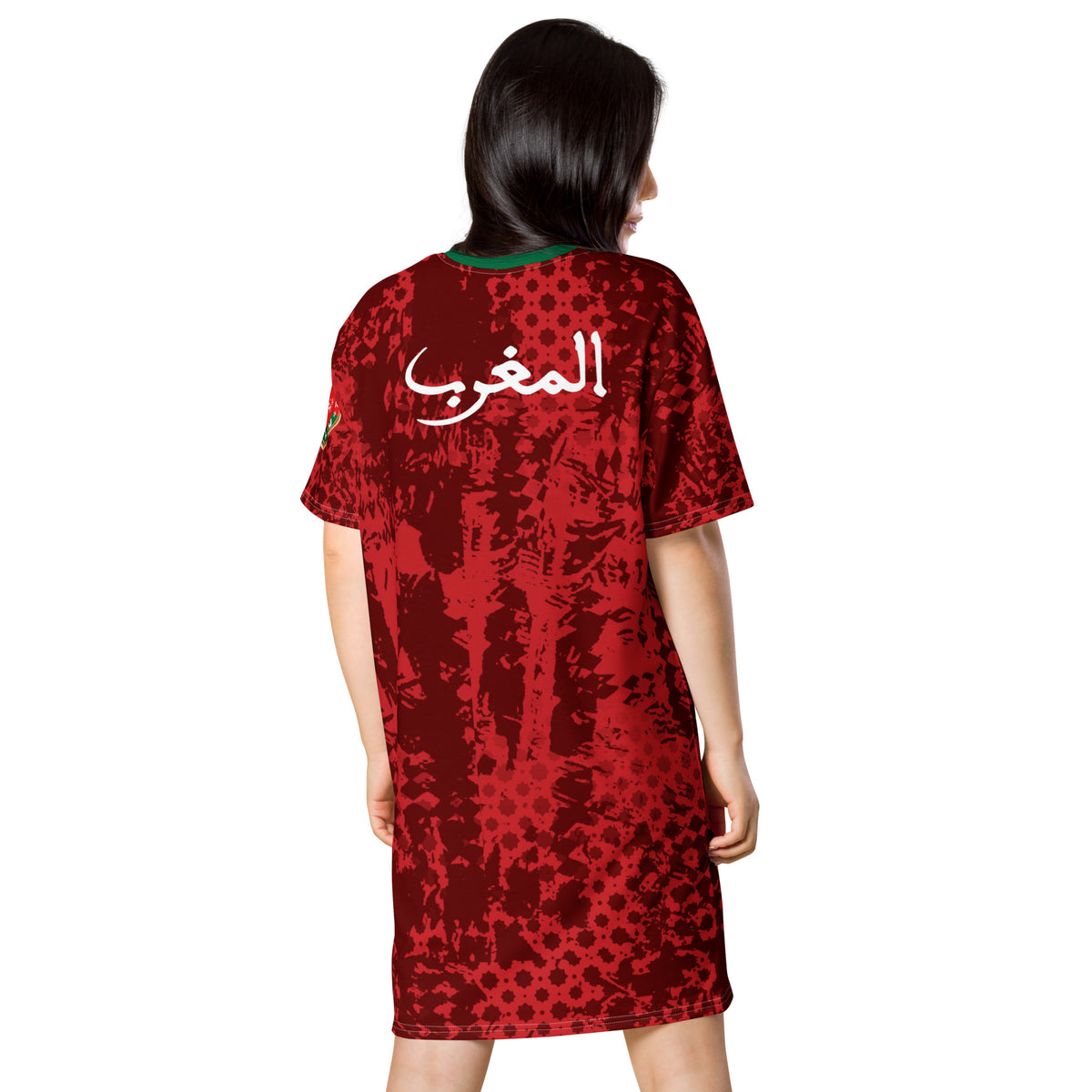 Robe Maillot Maroc rouge culture AlmaghribMAR