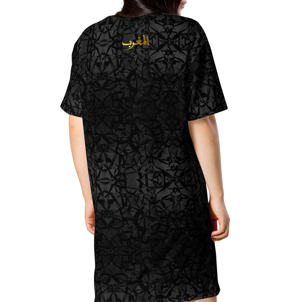 Robe-T-shirt Maillot Maroc Football MAR Black Gold