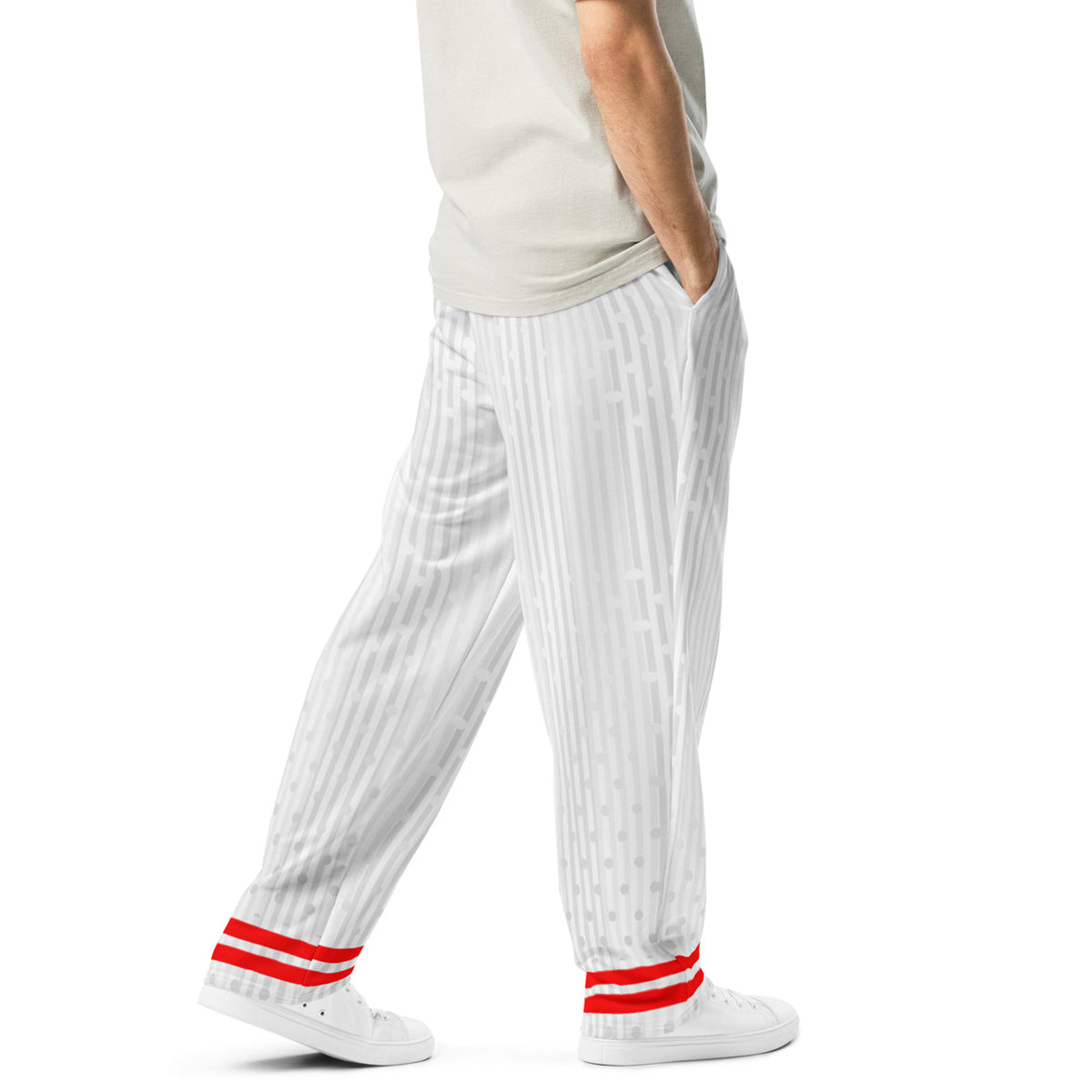 Pantalon large unisexe – White Edition 789 MARoco