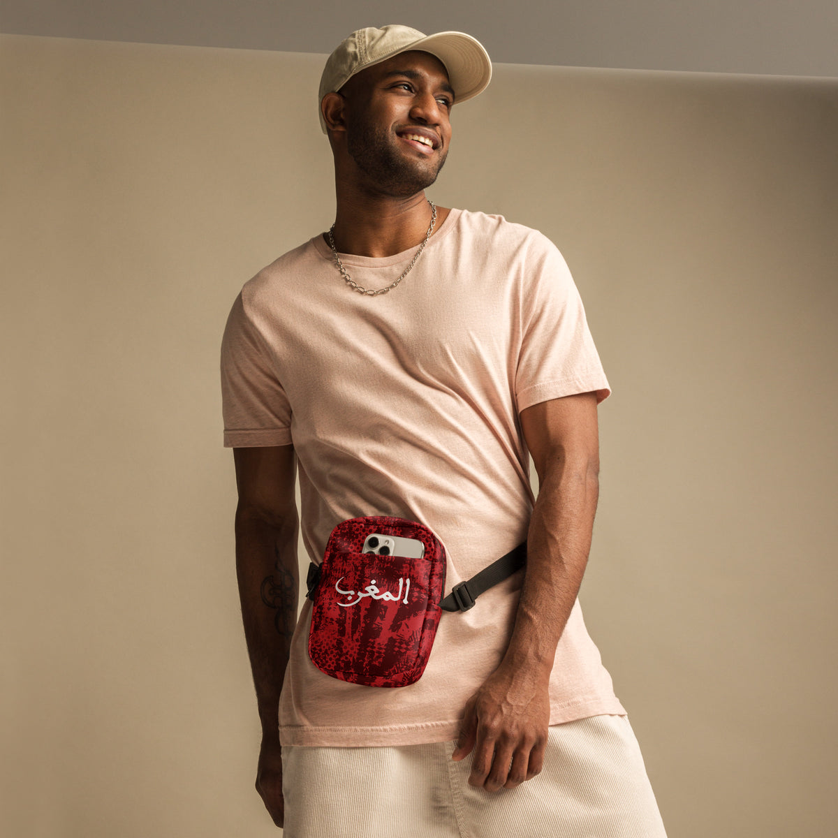 Sac à bandoulière Almaghrib rouge culture