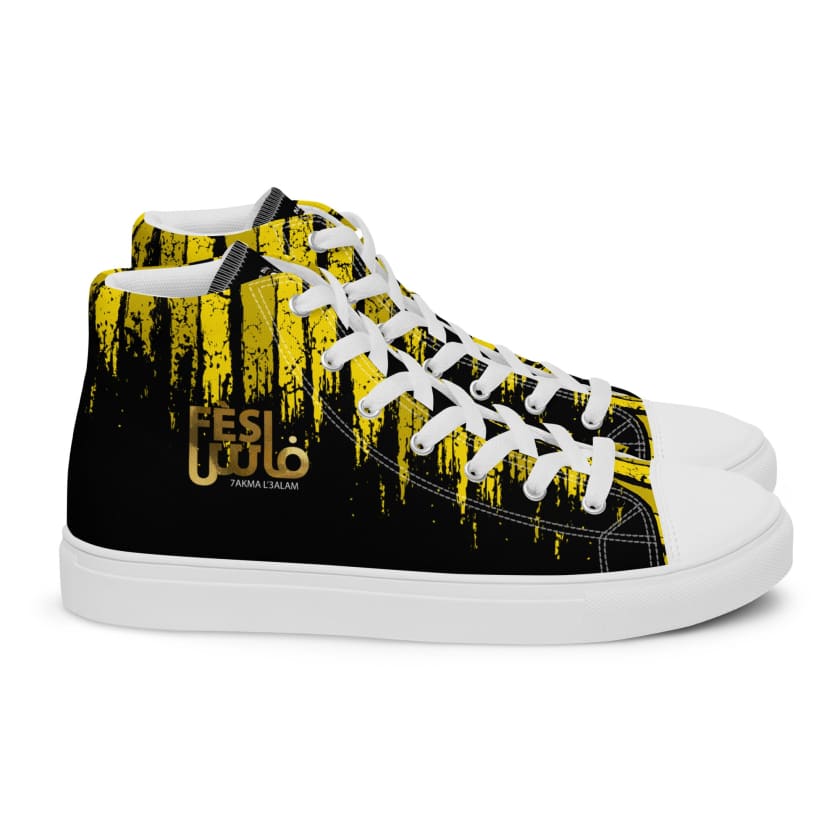 Baskets hautes en toile Fès hakma l3alam