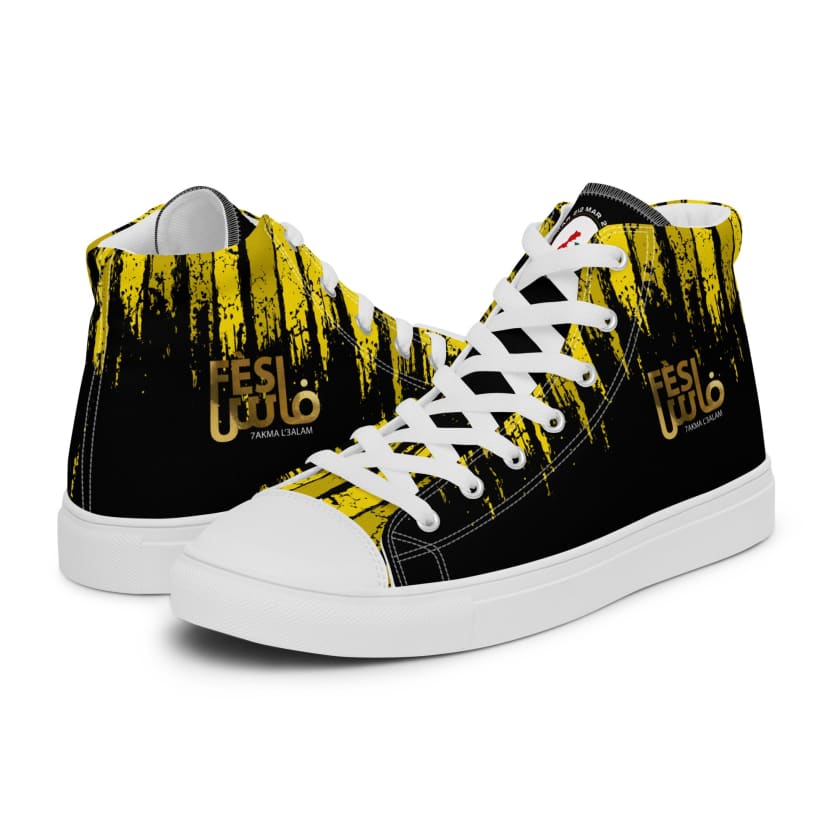 Baskets hautes en toile Fès hakma l3alam