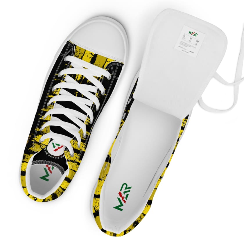 Baskets hautes en toile Fès hakma l3alam