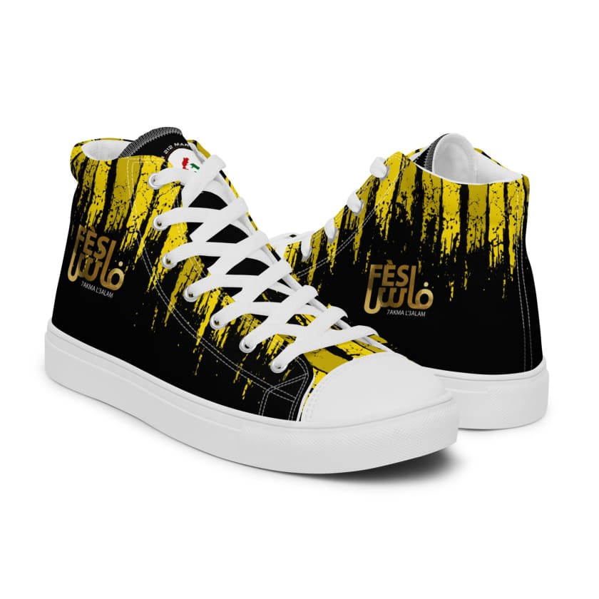 Baskets hautes en toile Fès hakma l3alam