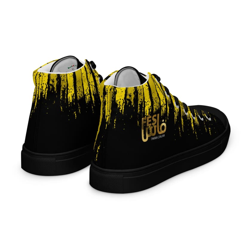 Baskets hautes en toile Fès hakma l3alam