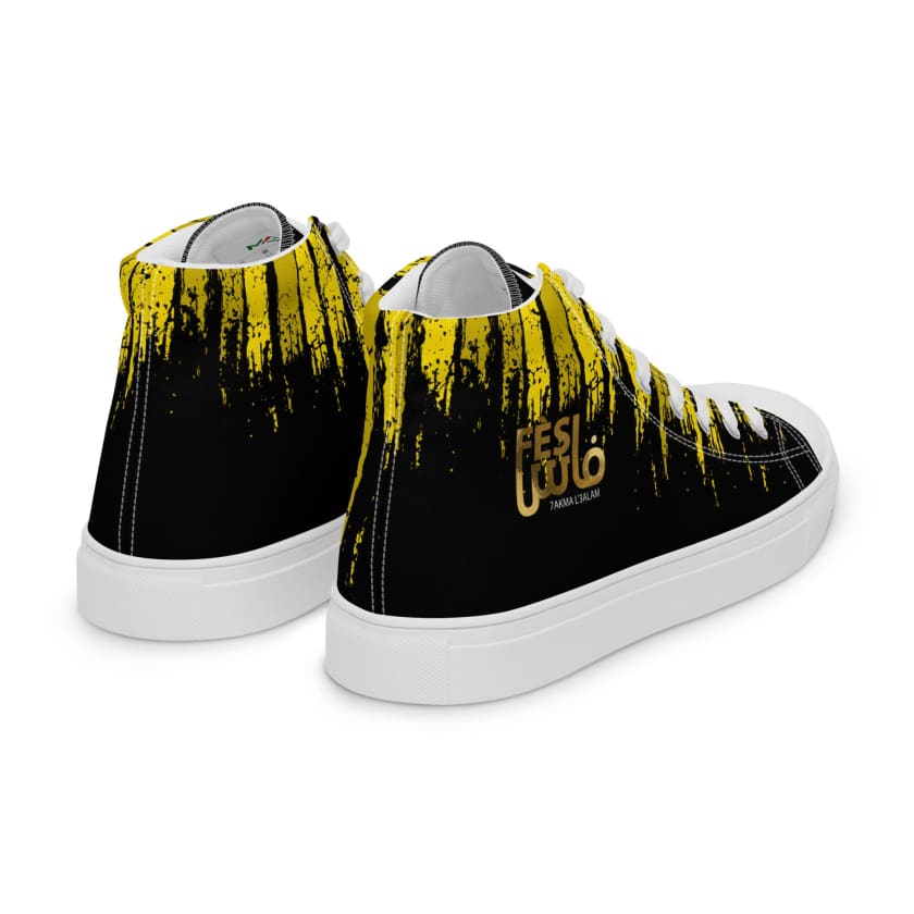 Baskets hautes en toile Fès hakma l3alam