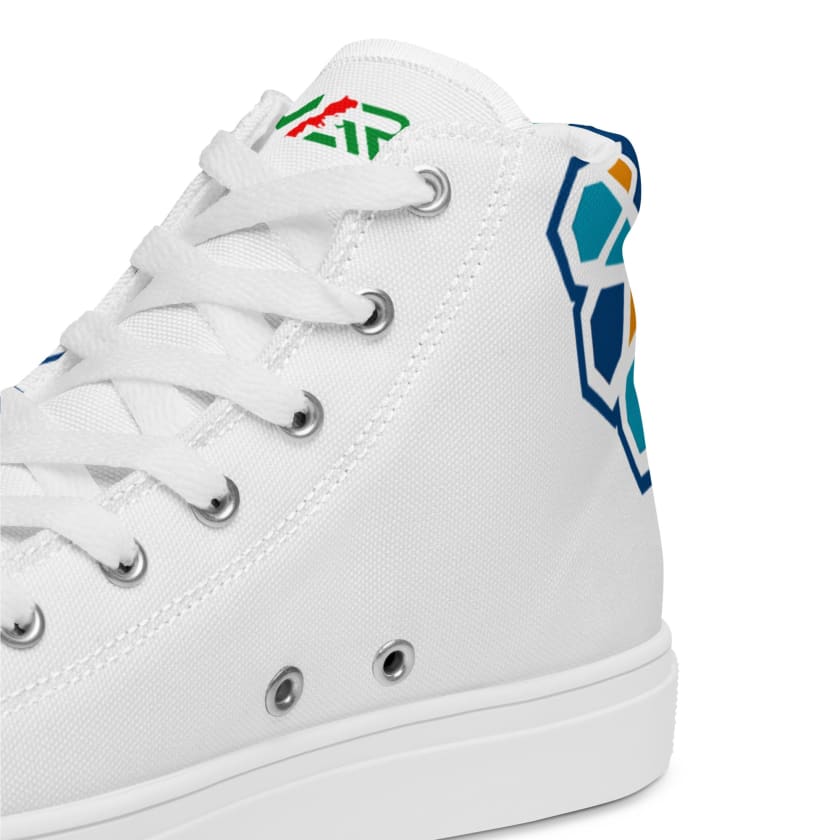 Baskets hautes en toile Motif Fousaifisa zellige marocain