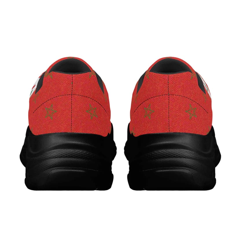 Baskets larges MoroccoStar Rouge Unisexe