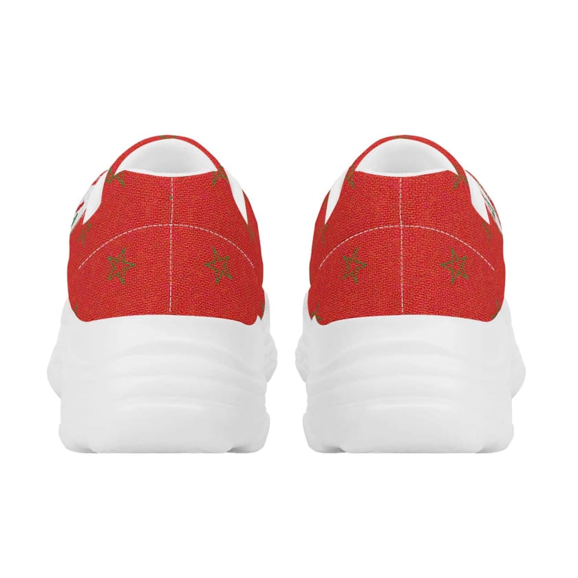 Baskets larges MoroccoStar Rouge Unisexe