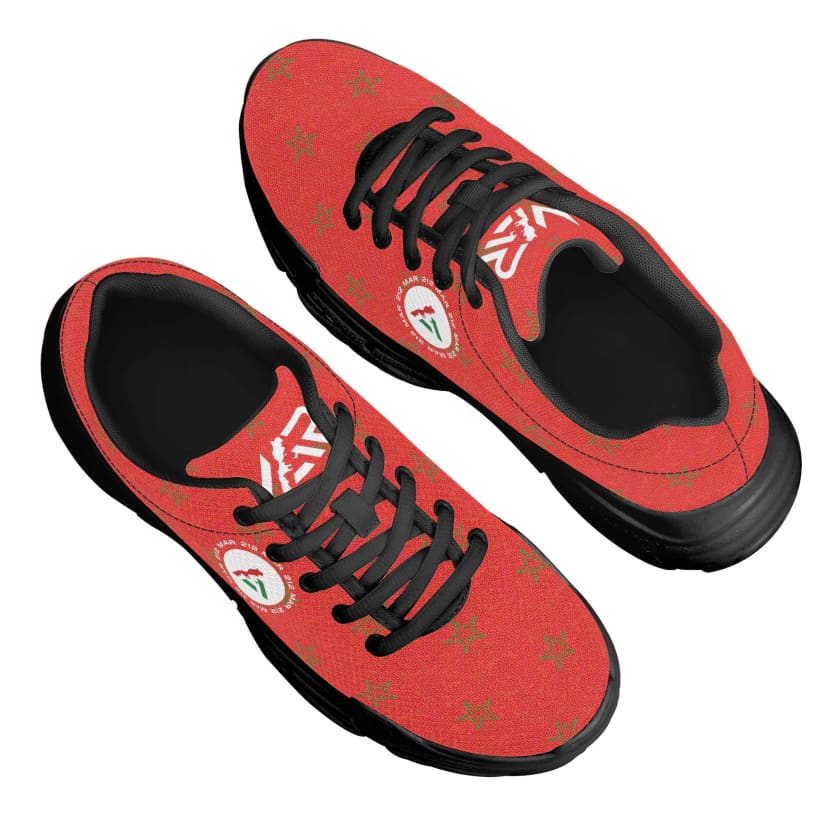 Baskets larges MoroccoStar Rouge Unisexe