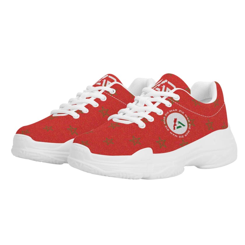 Baskets larges MoroccoStar Rouge Unisexe