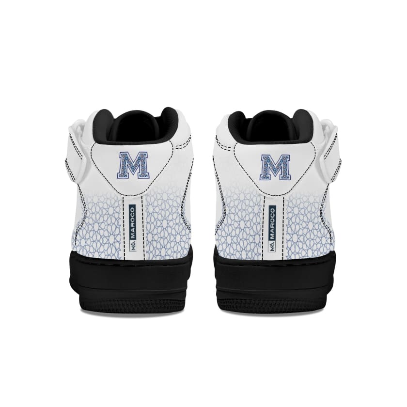 Baskets montantes MA 212 Force en cuir motif zellige