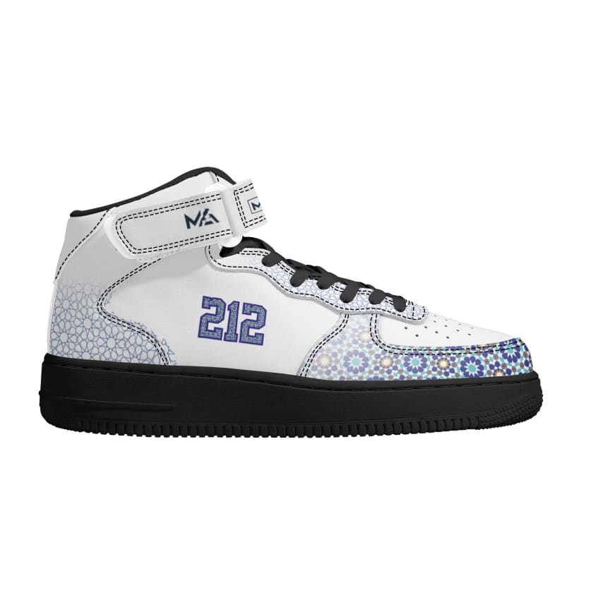 Baskets montantes MA 212 Force en cuir motif zellige