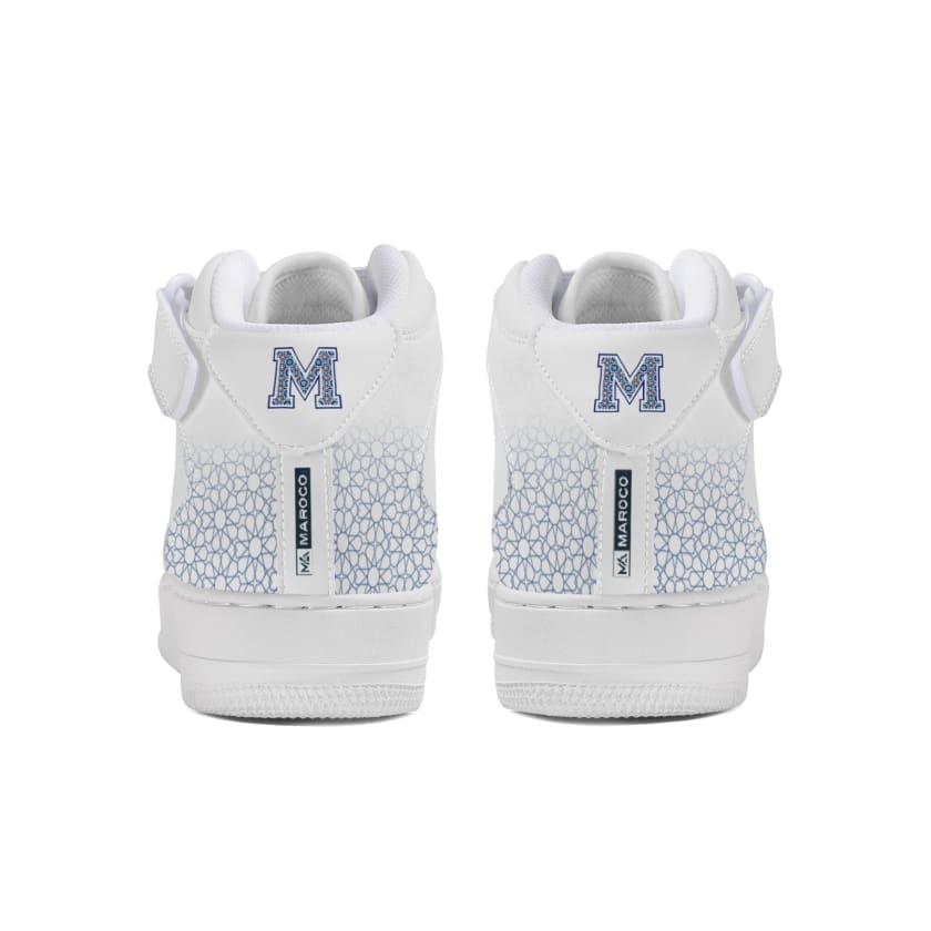 Baskets montantes MA 212 Force en cuir motif zellige