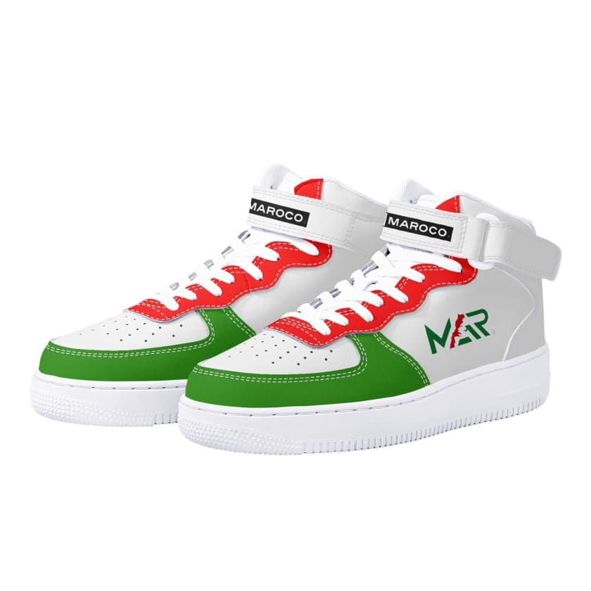 Baskets montantes MAR FORCE en cuir unisexe