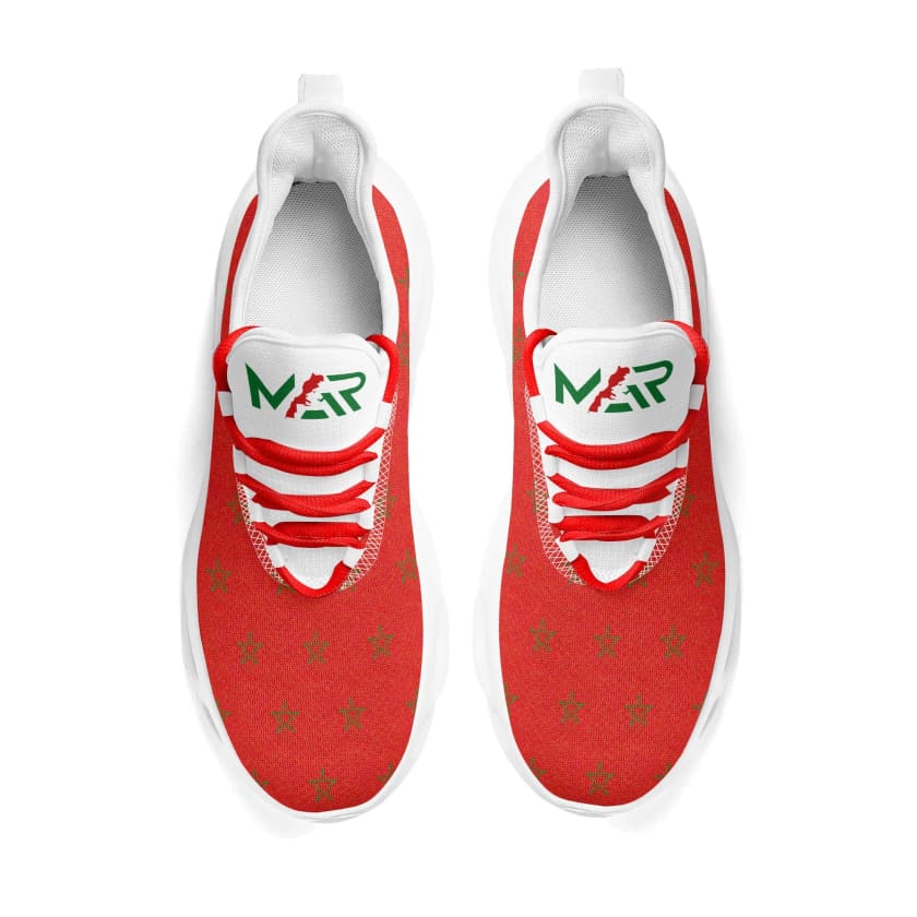 Baskets Morocco star Rouge