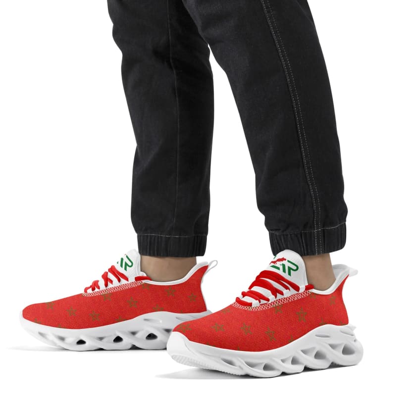 Baskets Morocco star Rouge