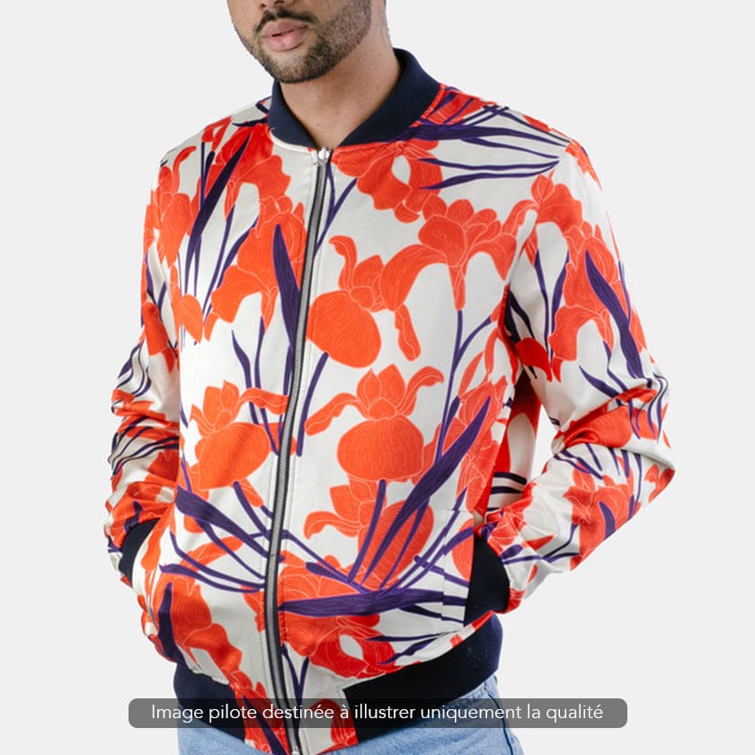 Blouson aviateur 212 Jaune Étoile Marocain Fier