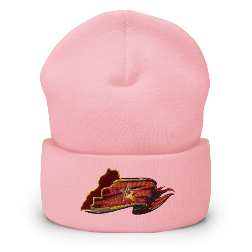 Bonnet à Revers Carte Morocco brodé