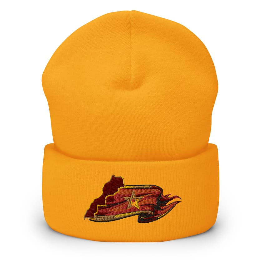 Bonnet à Revers Carte Morocco brodé