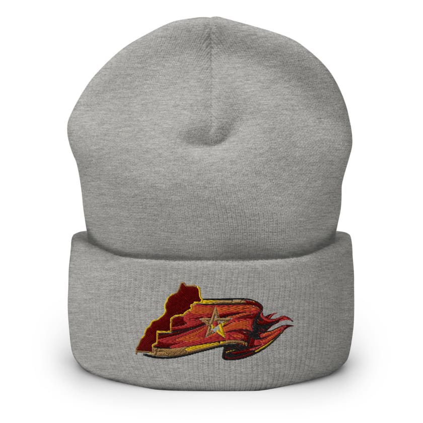 Bonnet à Revers Carte Morocco brodé