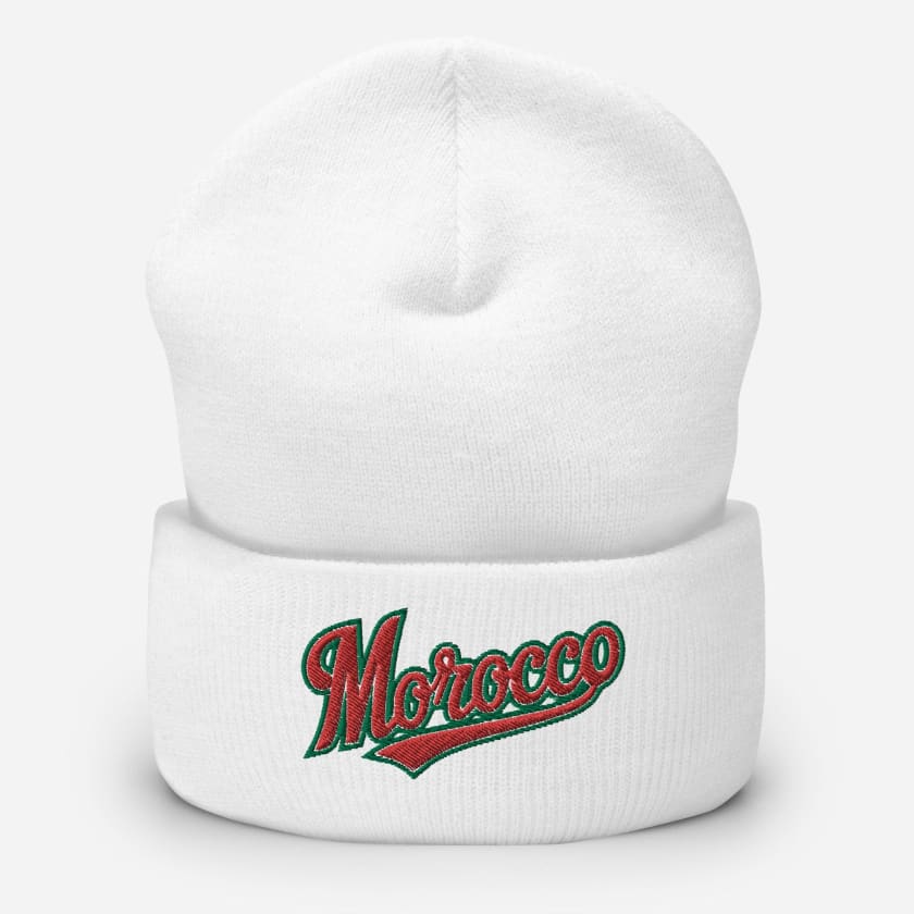 Bonnet à Revers Morocco brodé