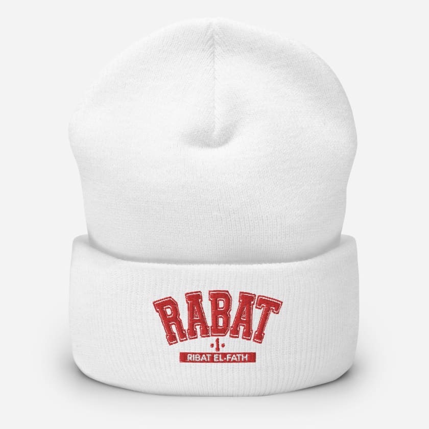 Bonnet à Revers Rabat 1 Ribat El Fath Brodé unisexe